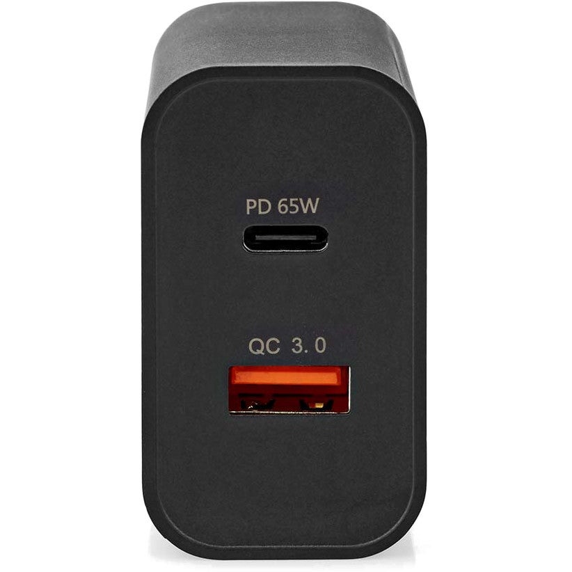 Nedis WCPD65W130BK USB Quick Charge-lader incl. USB-C Power Delivery
