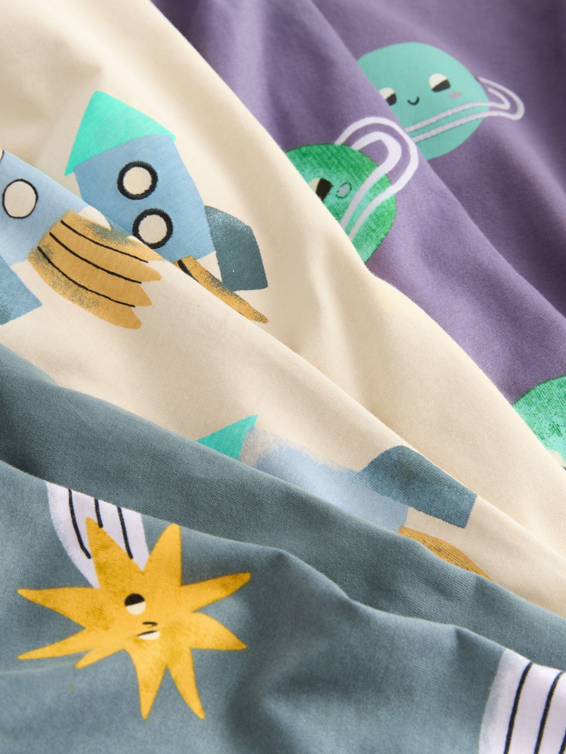 Multi - Verpakking van 3 oversized pyjama's 3 (9mnd -10jr)