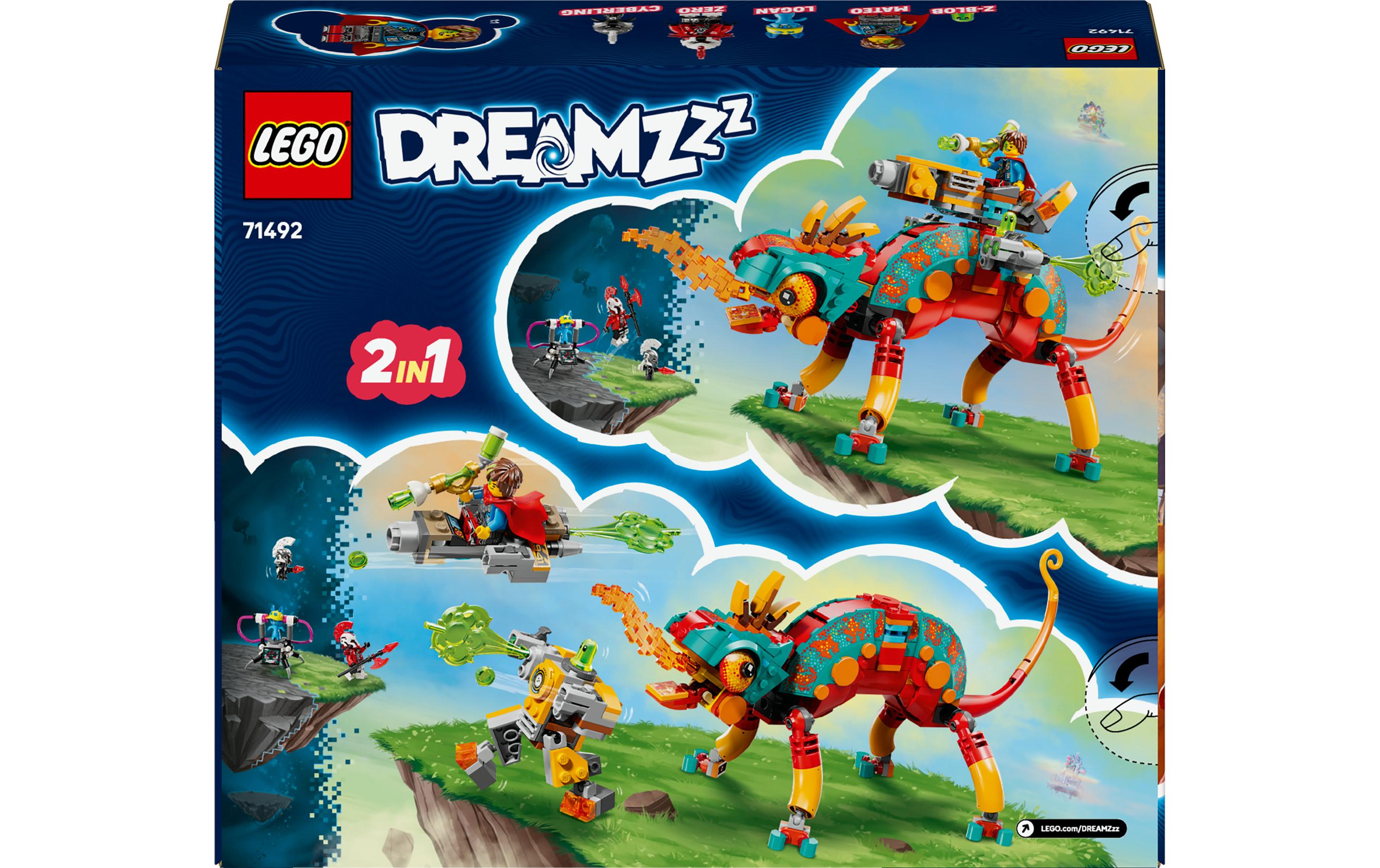 DreamZzz Mateos Feuer-Chamäleon 71492Spielset mit Fantasy-Tier