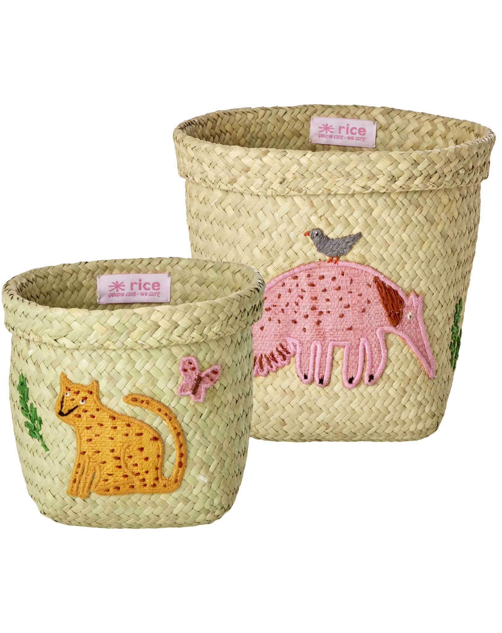 Aufbewahrungskorb LEOPARD (Ø20) 2er-Set