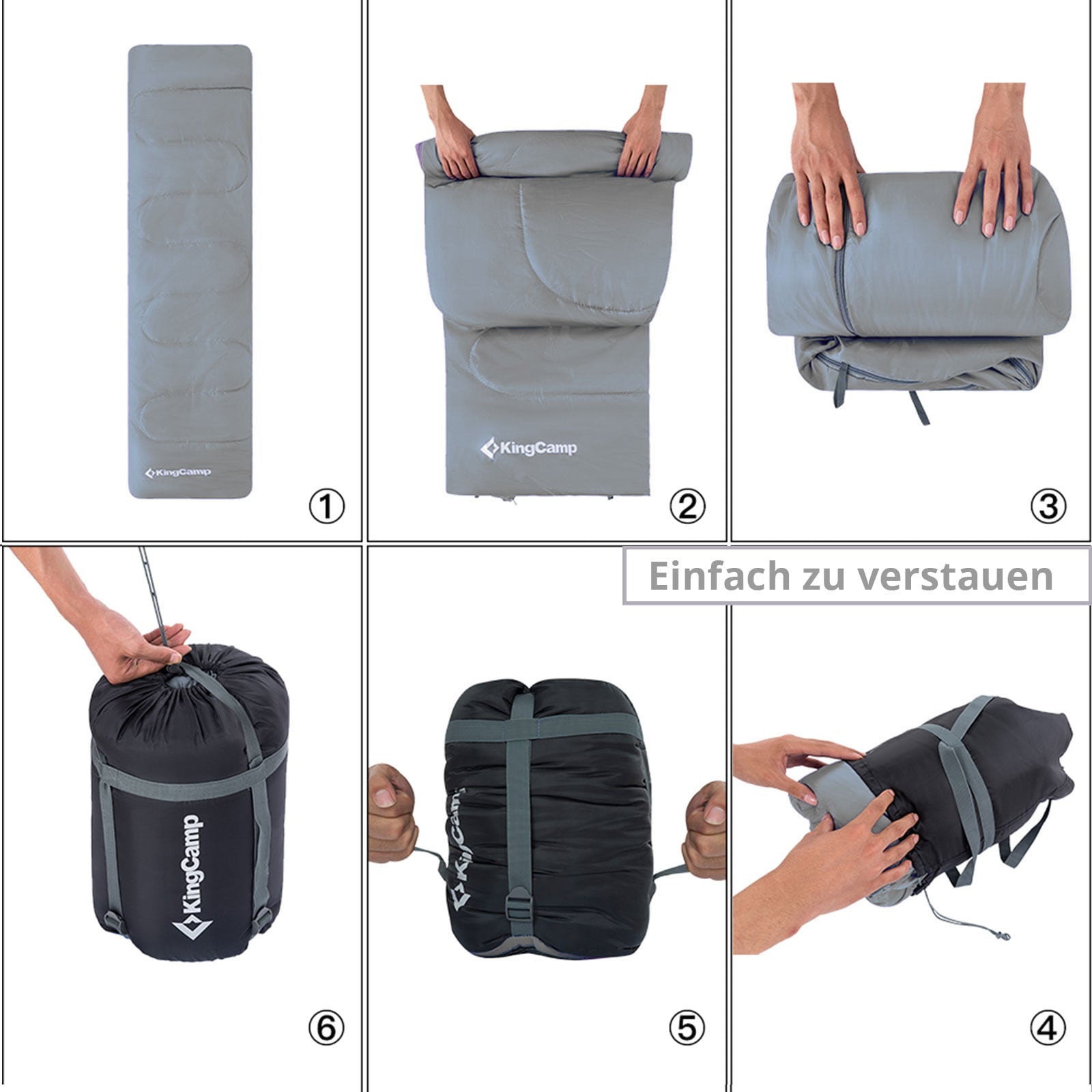 KINGCAMP Oasis 250 Kinder Decken Schlafsack Sommer Camping 1,40 m Lang & Breit Variante: Rose Red - Zipper L