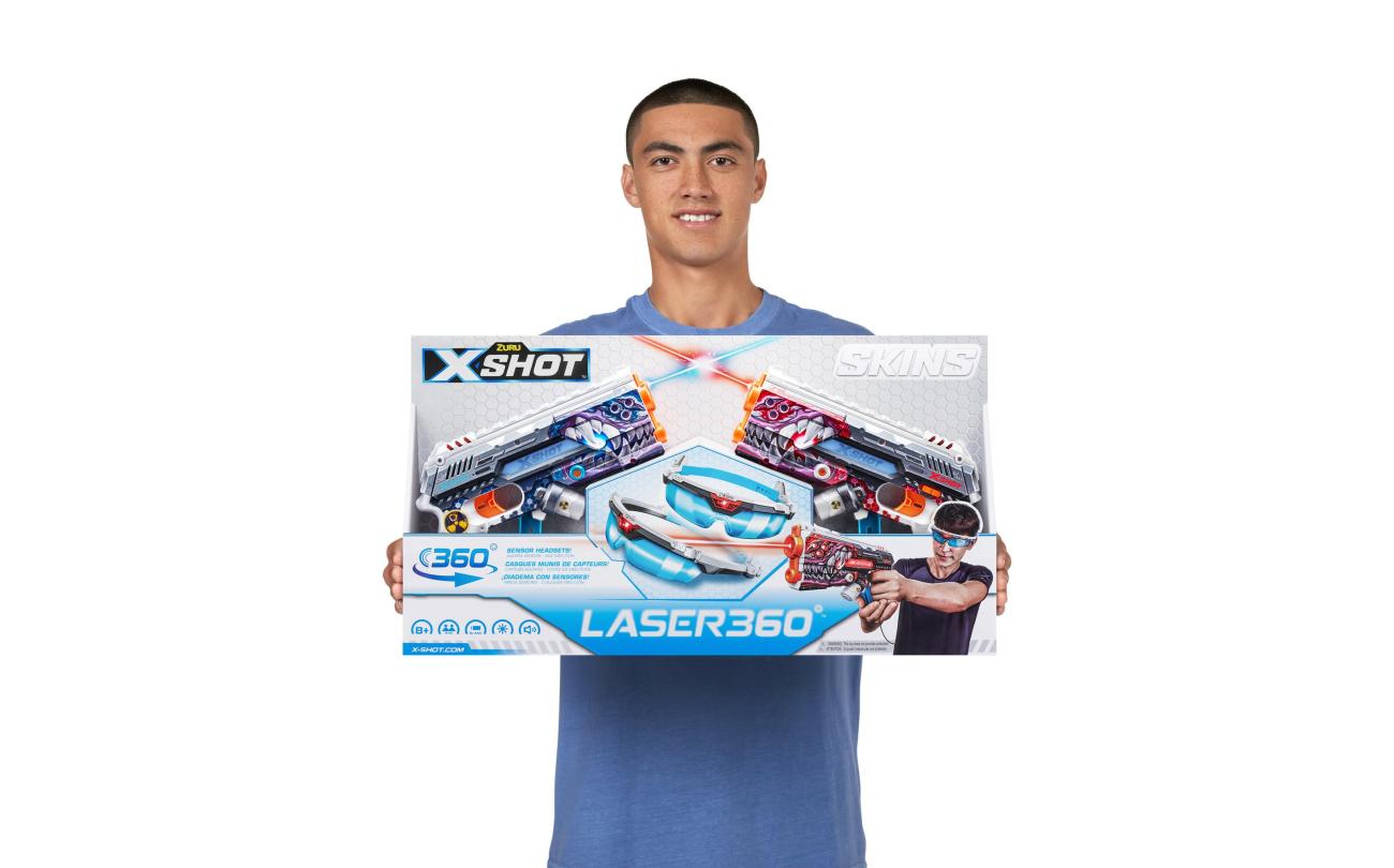 X-Shot Skins Laser 360 lasershooting set