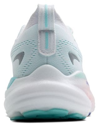 Chaussures Running Brooks Glycerin GTS 22 Blanc/Bleu/Rose Femme