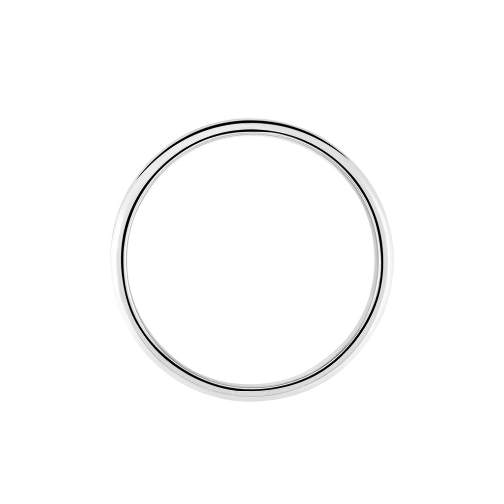 Alliance Hild Ruban Biseaute Palladium Blanc