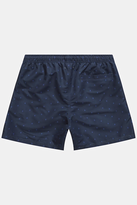 JAY-PI Badeshorts, Beachwear, Elastikbund, Minimal Print
