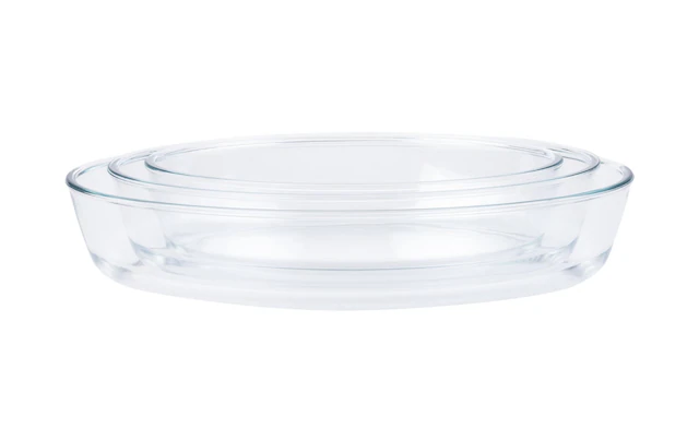 FURBER Auflaufform »Glas, 3 Stück, Oval«