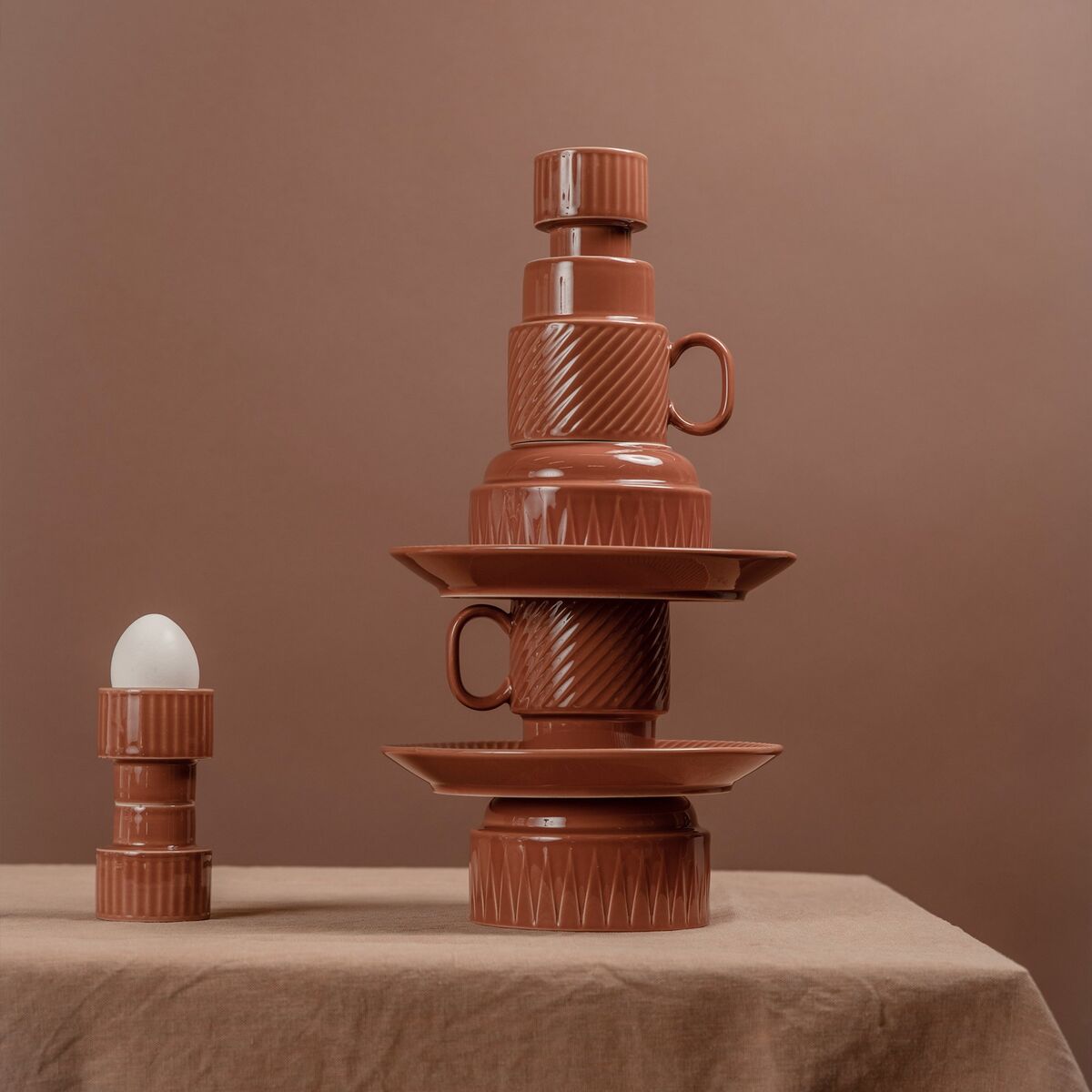 Coffee & More skål, terracotta