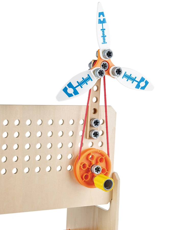 Tüftler-Arbeitstisch JUNIOR INVENTOR 58-teilig