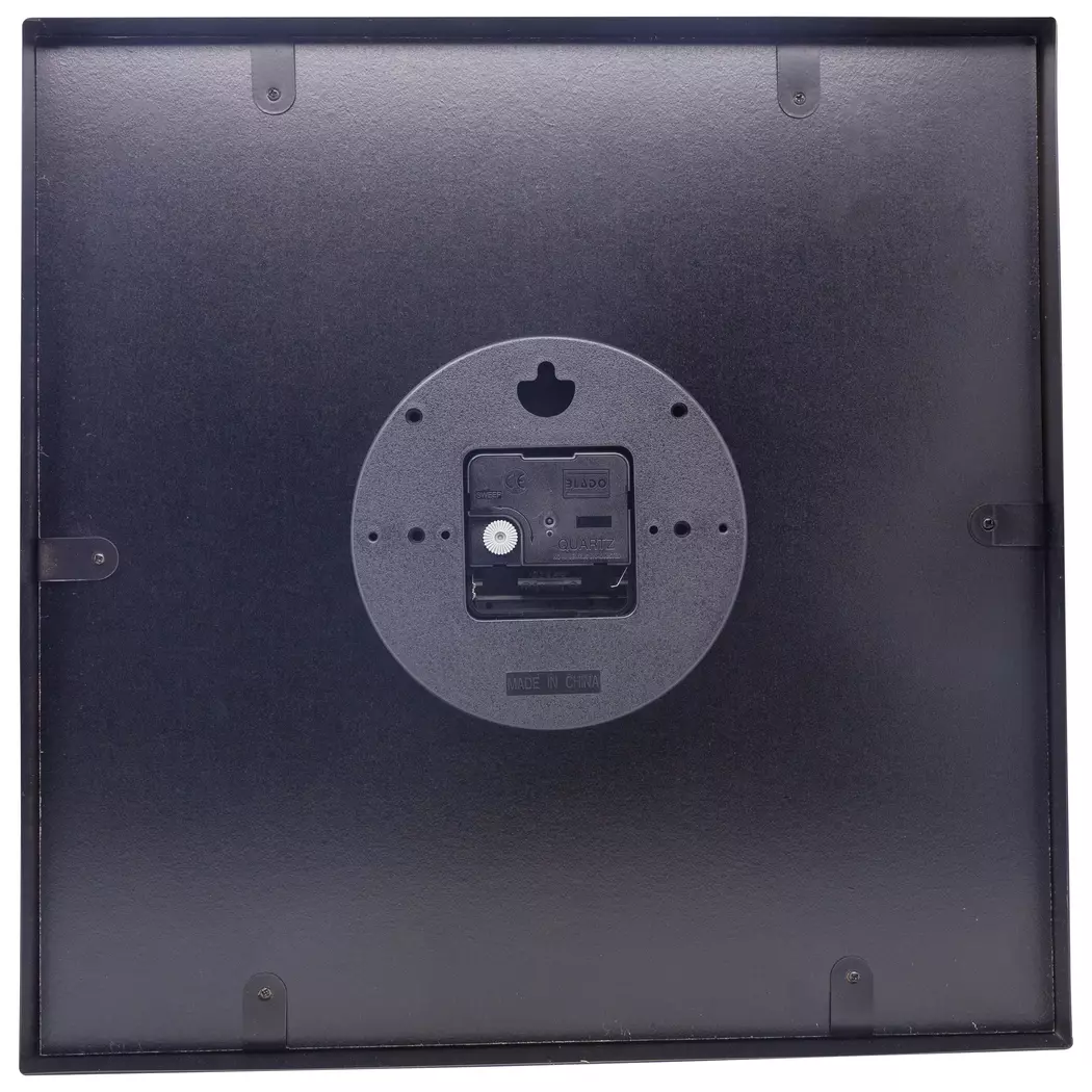 Quarzwanduhr Be Square 35 x 35 cm