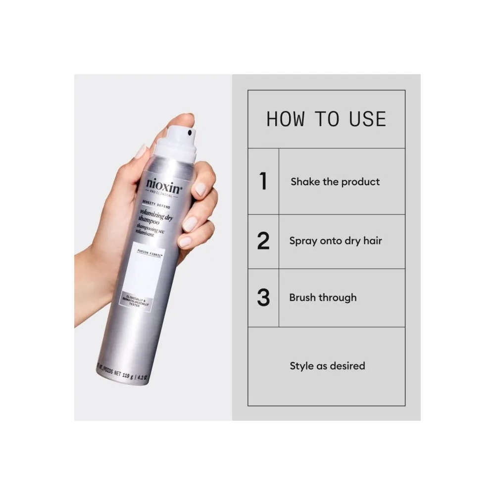Nioxin Volumizing Dry Shampoo - 180 ml.