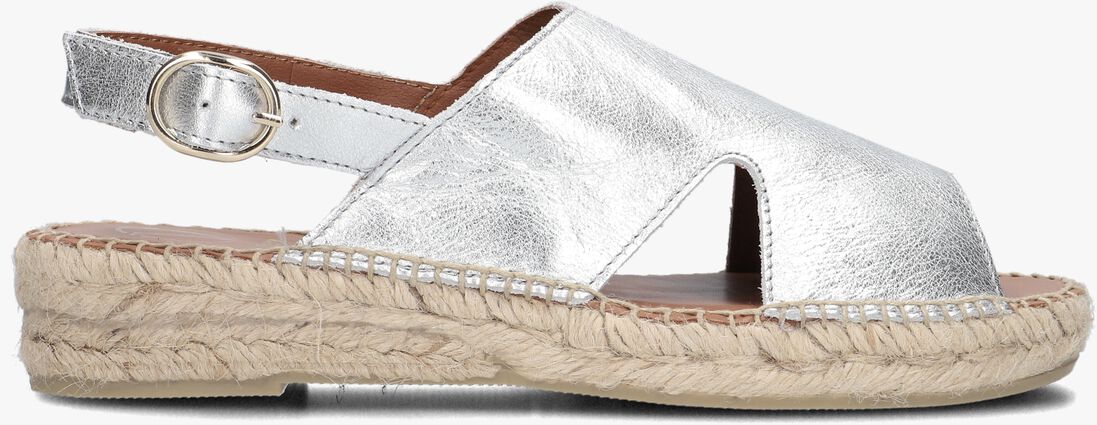 zilveren viguera espadrilles 2171 met
