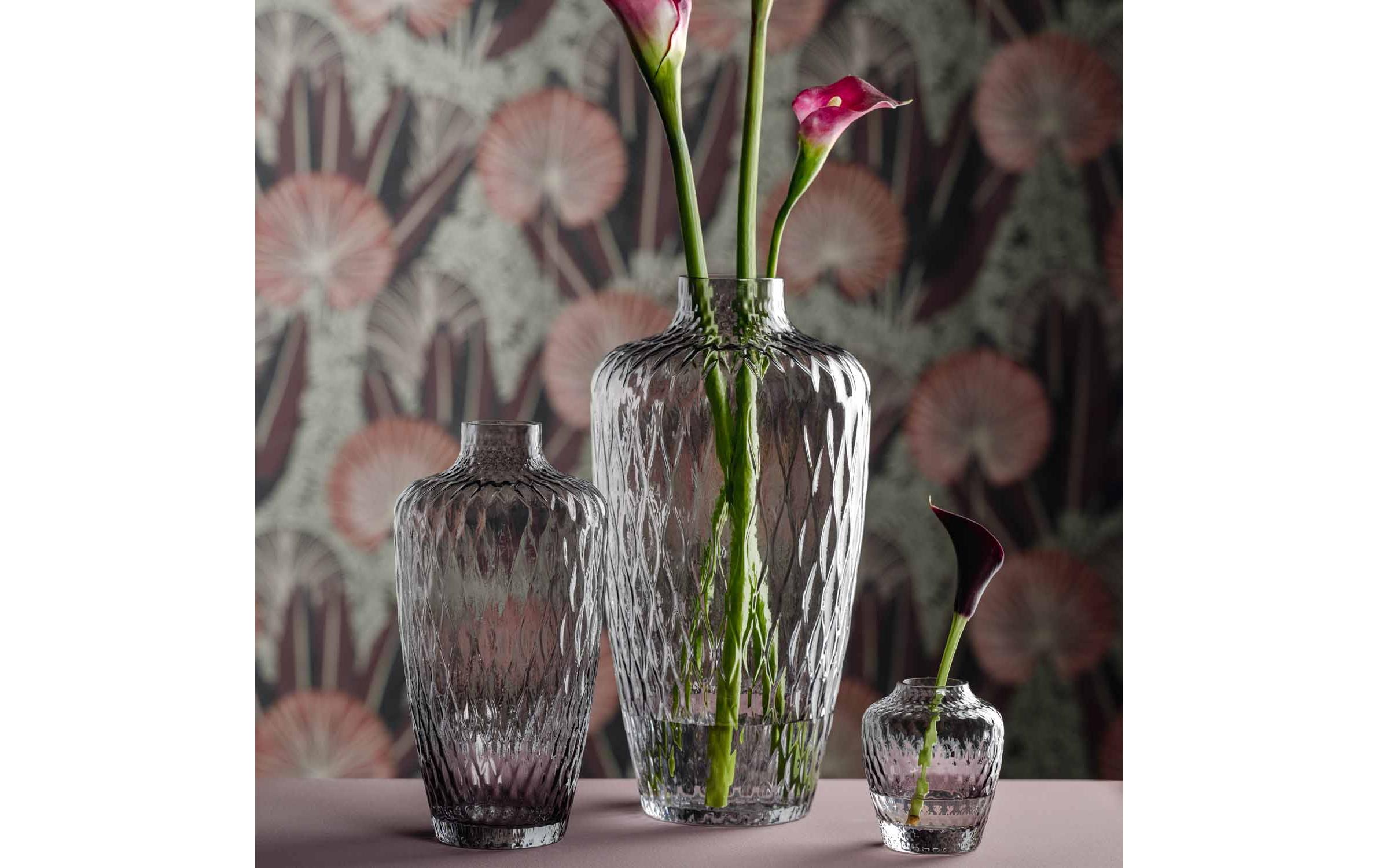 Vase Giulia Grau, 15 x 29 cmTischlicht