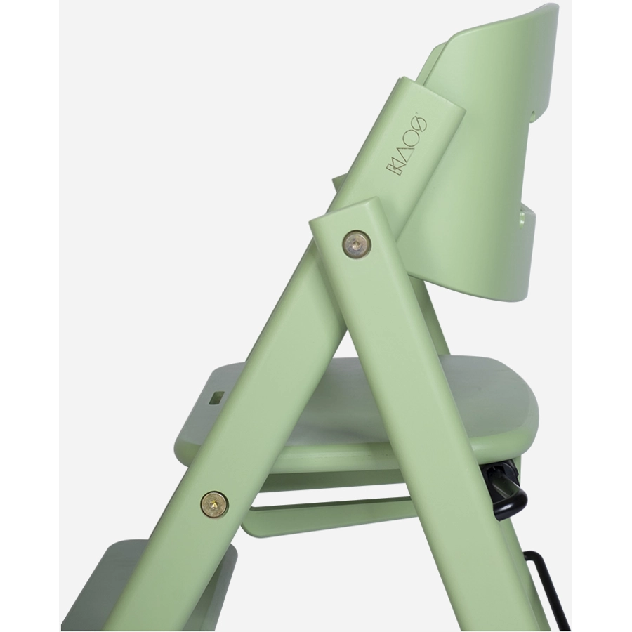 KAOS Hochstuhl Klapp faltbar Buche pale green