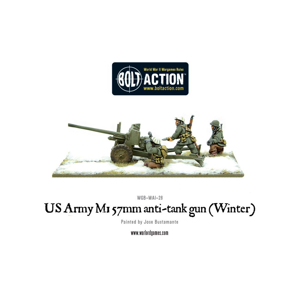 Bolt Action - US Army 3-inch anti-tank gun M5 (Winter)