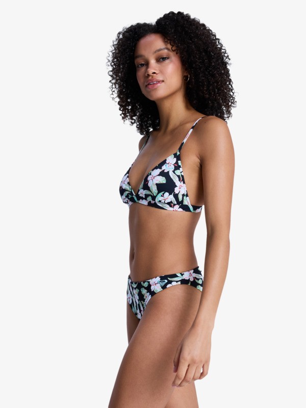 Printed Essentials Set Ensemble bikini triangle deux pièces Noir Femme