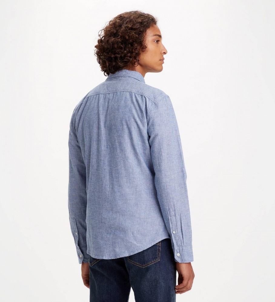 Levi's Camisa Slim Fit Battery De Housemark azul