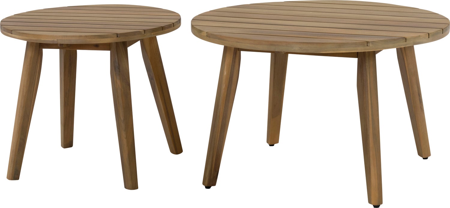 Intratuin bijzettafel Lena naturel D 70 H 44 cm