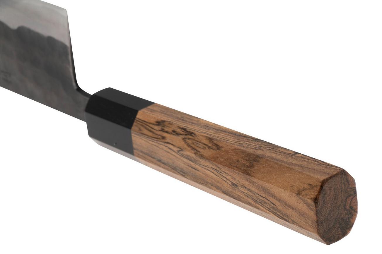 Munetoshi Black Hammer-Tone Gyuto, koksmes 24 cm