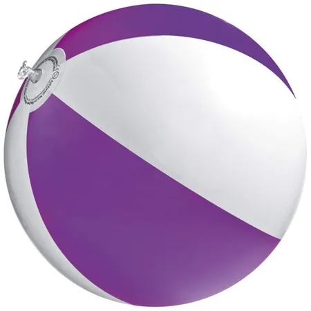 Macma Strandball lila-weiß