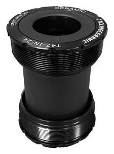 Boitier à Visser CyclingCermaic T47IN BB30 (axe court) 68mm Noir