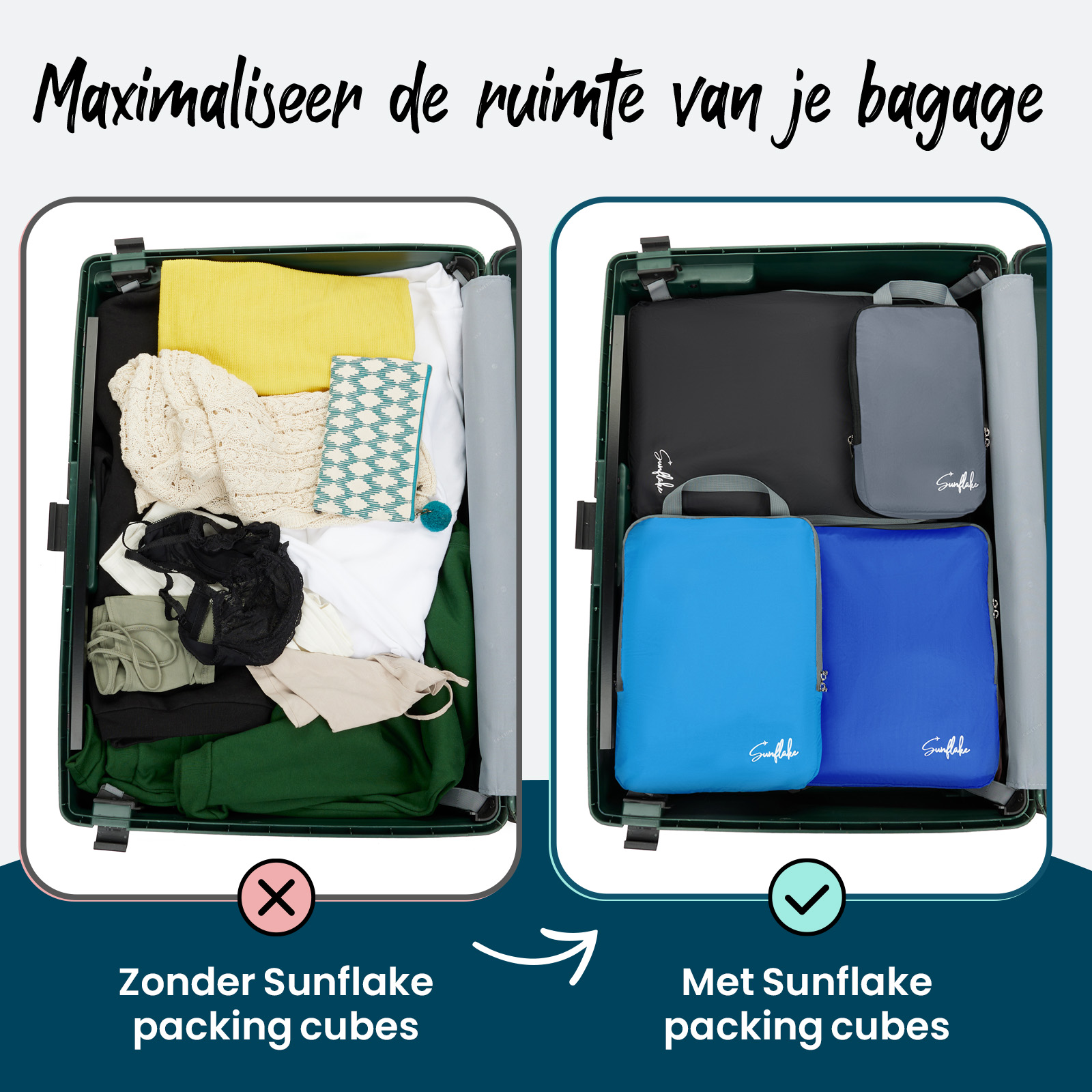 Sunflake 4 Compressie Cubes - multi