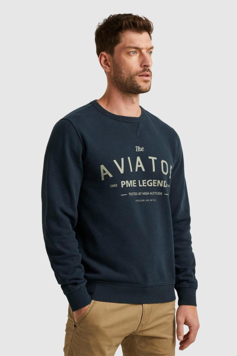 PME legend blauwe heren sweater