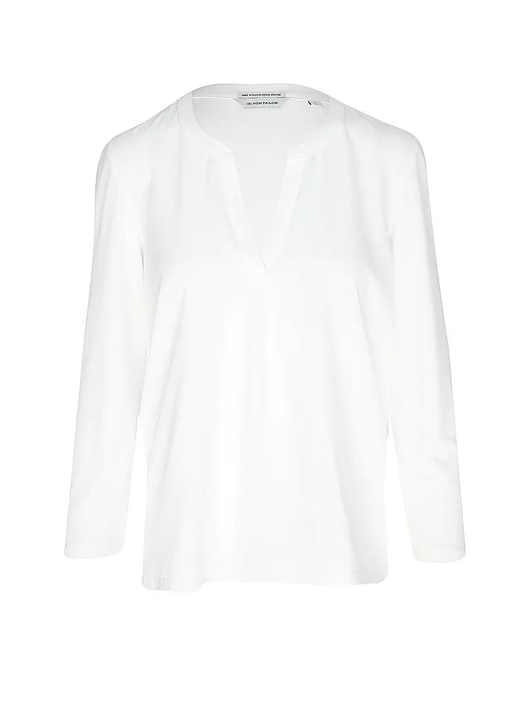 TOM TAILOR T-Shirt weiss