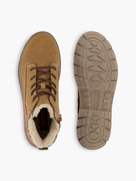 bugatti Schnür-Stiefelette Cognac