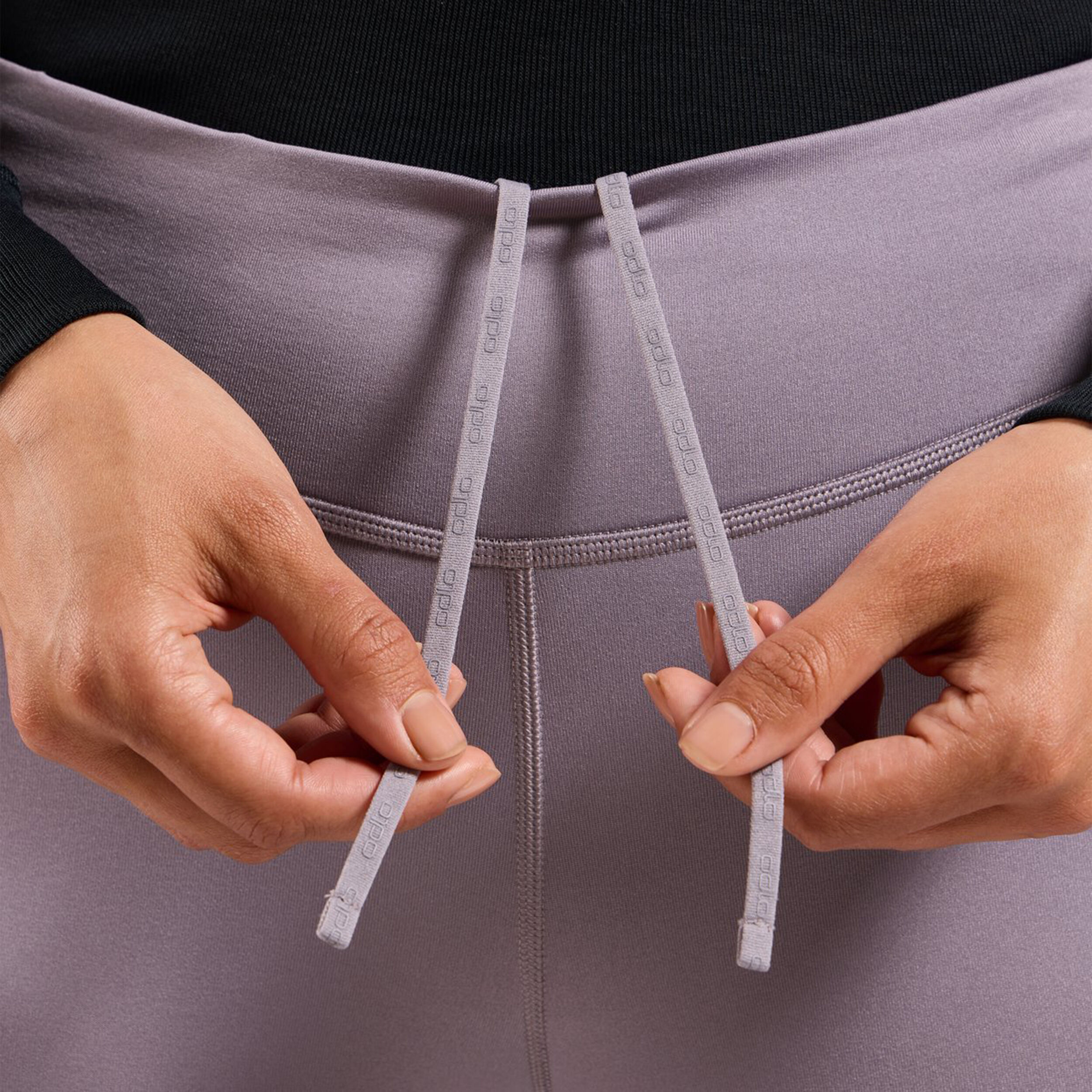 Odlo Essential Warm Collant De Course Femmes - Gris
