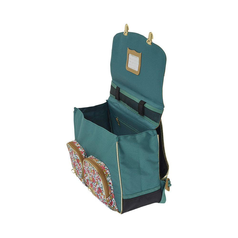 Cartable Lucie vert d'eau