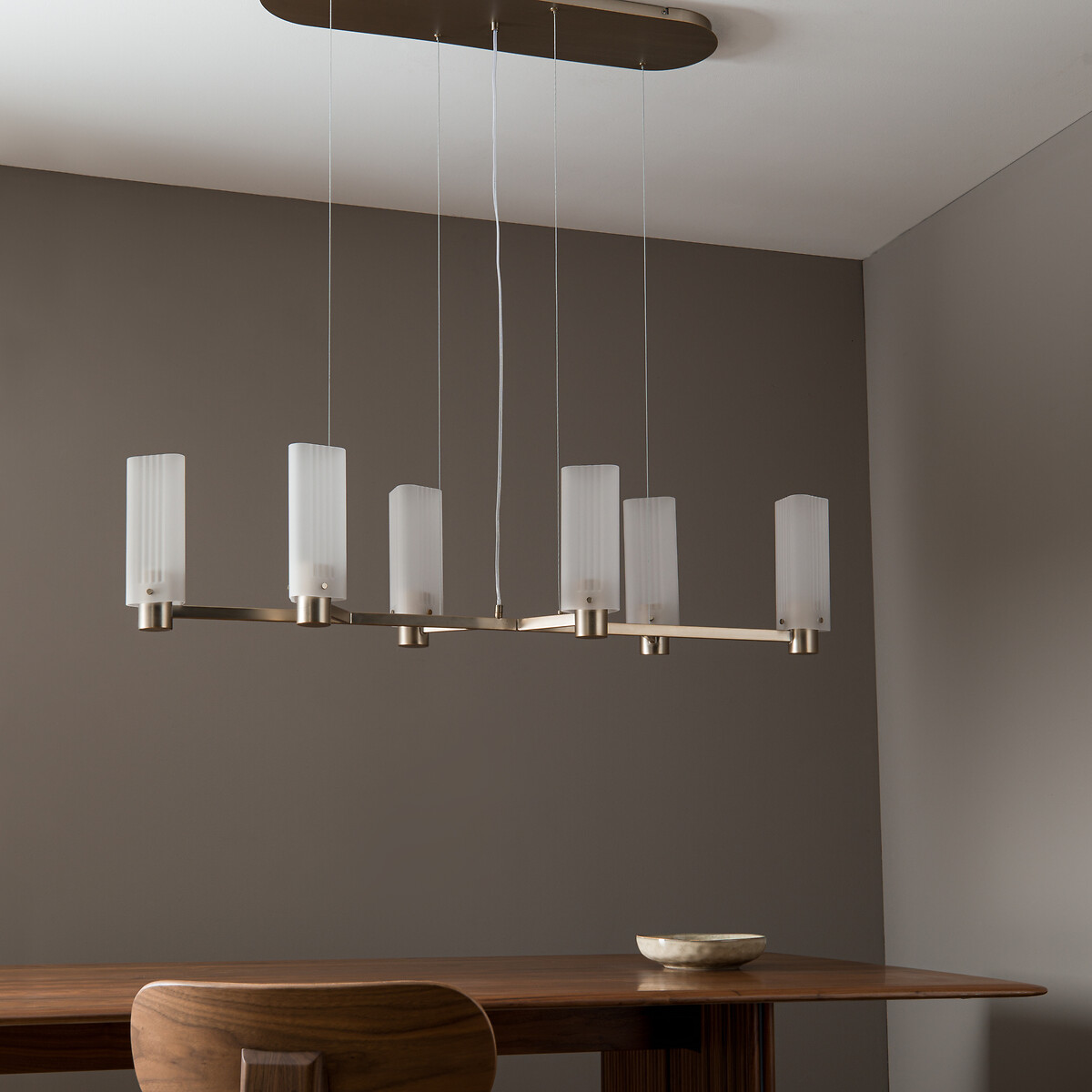 AM.PM<br>Luminária pendente em vidro/aço, Strozzi, design E.Gallina&