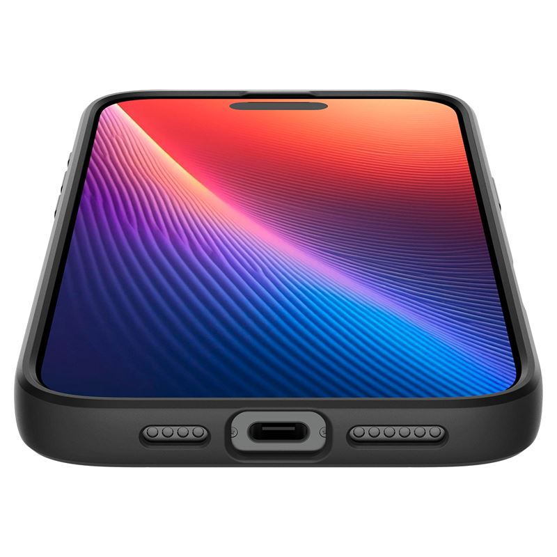 iPhone 16 Pro Max Liquid Air Case Gummi Hülle (ACS07988) - Schwarz