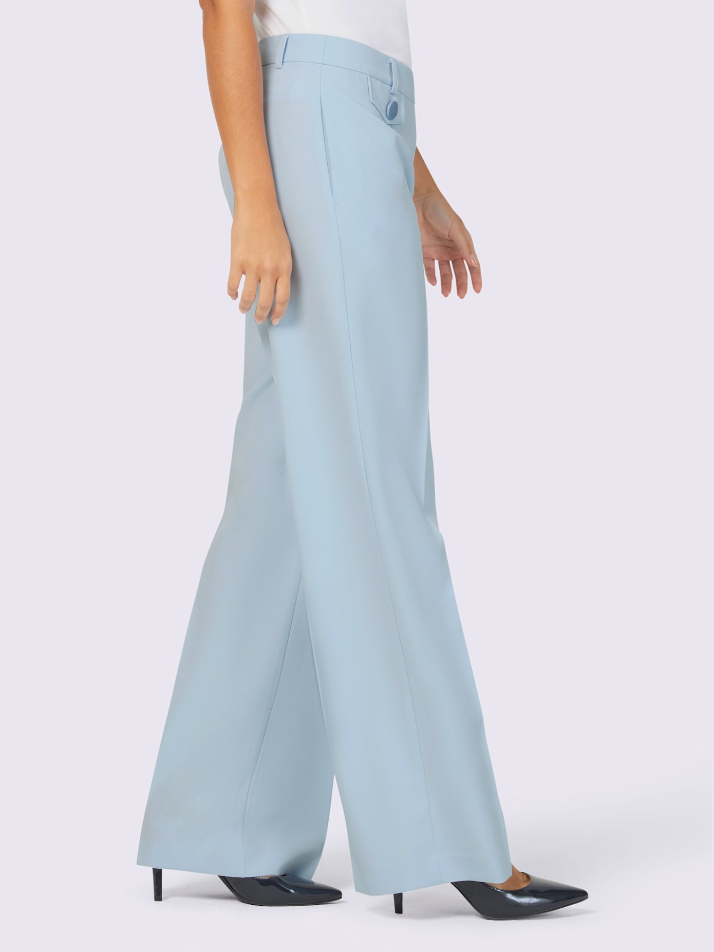 Pantalon jambes larges mode