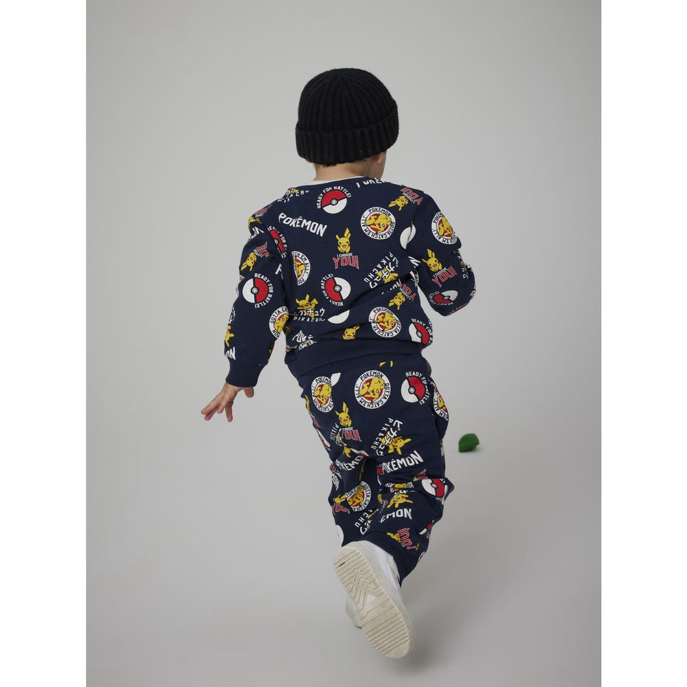 Køb Name It Navy Blazer Nmmsilo Pokemon Nreg Sweat Bru Sky