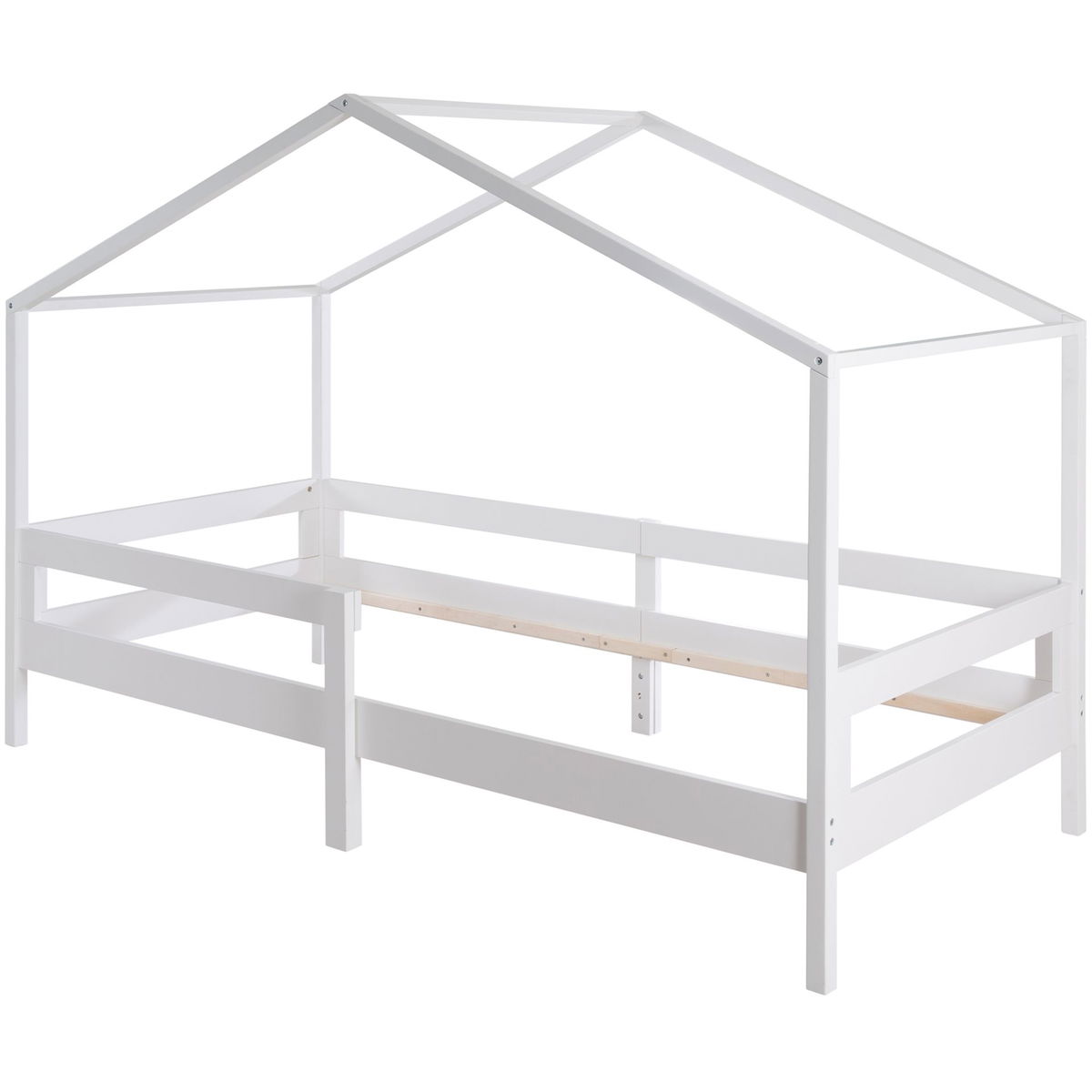 robaroba   Hausbett mit Seitenschutz und Rolllattenrost