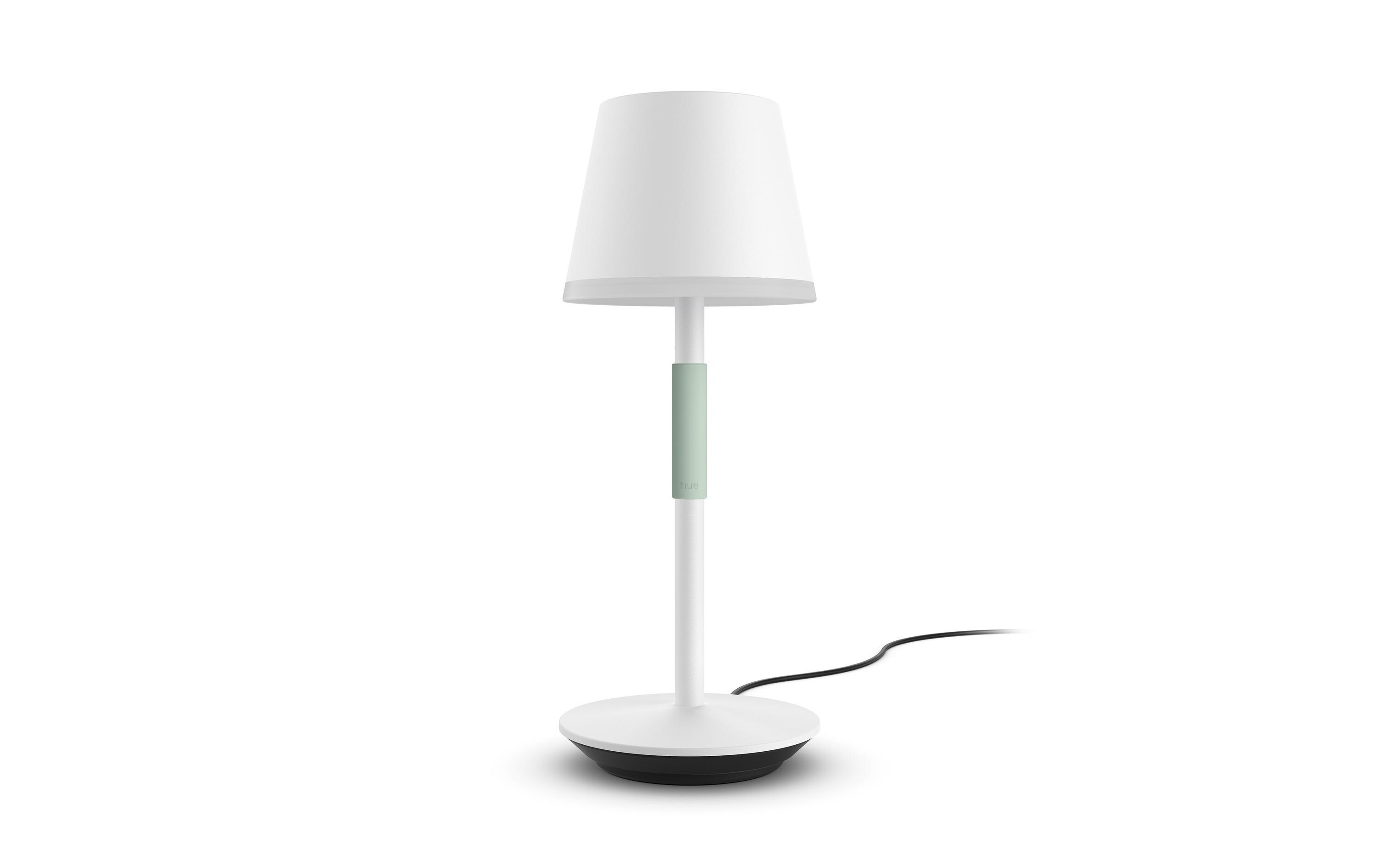 White & Col. Amb. Go Tragbare Tischleuchte weiss 370 lm<br>Tragbare intelligente Tischleuchte für den Aussenbereich (IP54)