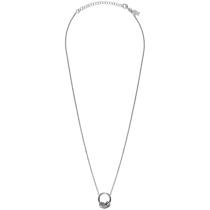 Collier rhodié - Argent 925/1000 & platine