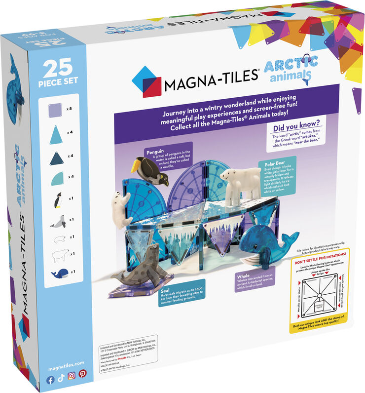 Magna-Tiles Magna-Tiles Artic, 25 pcs