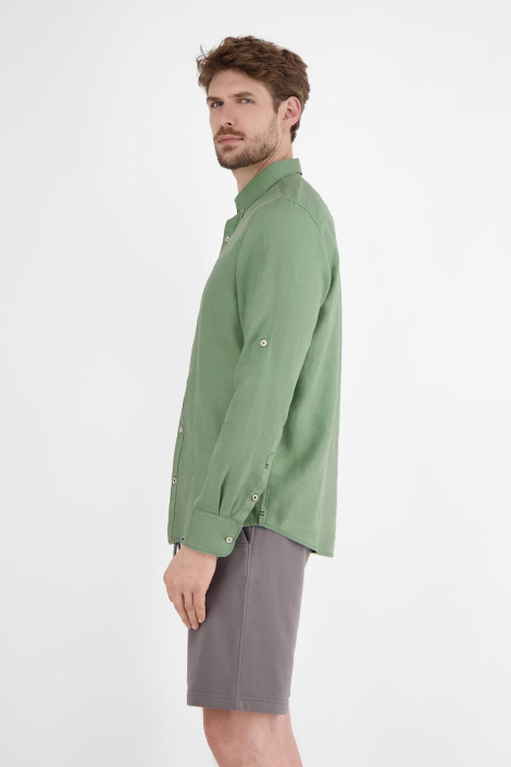 Lerros groene heren overhemd