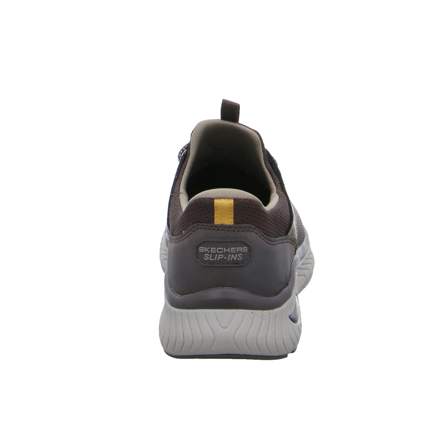 SKECHERS Halbschuhe Sneaker Stoff Braun Textil