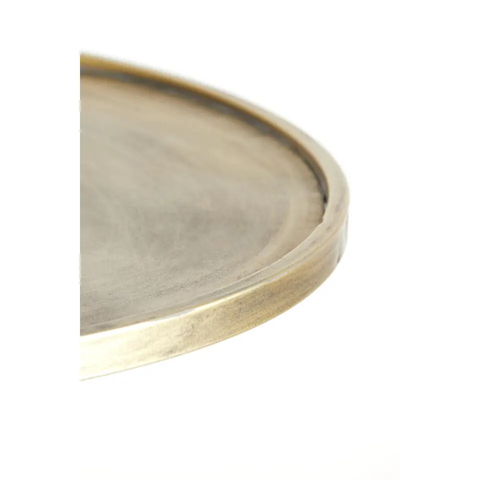 Bijzettafel Ø51x60 cm ENVIRA antiek goud