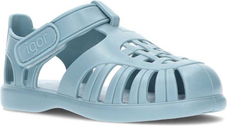 Igor Tobby Solid waterschoenen Blauw kids Rubber Effen 25