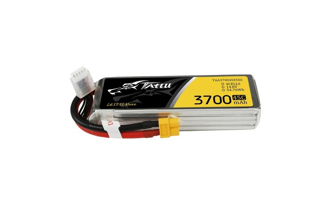 RC-Akku LiPo 3700 mAh 14.8 V 45CSoftcase 4S LiPo-Akku mit XT60 Stecker