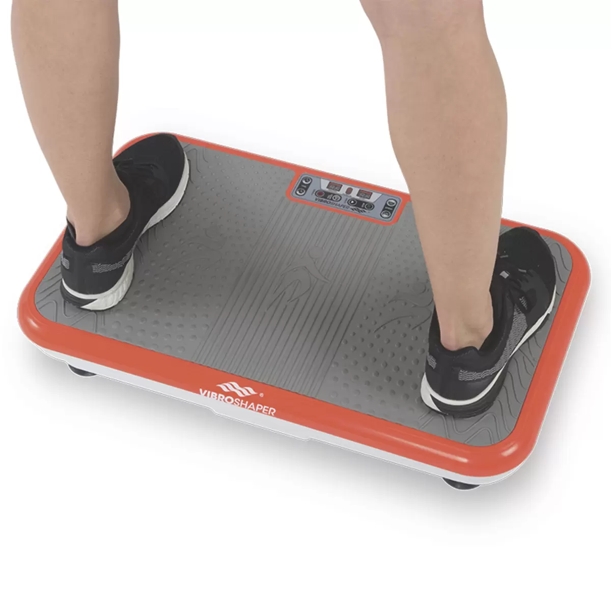 Vibrationsplatte Vibro Shaper weiss,hellgrau,orange