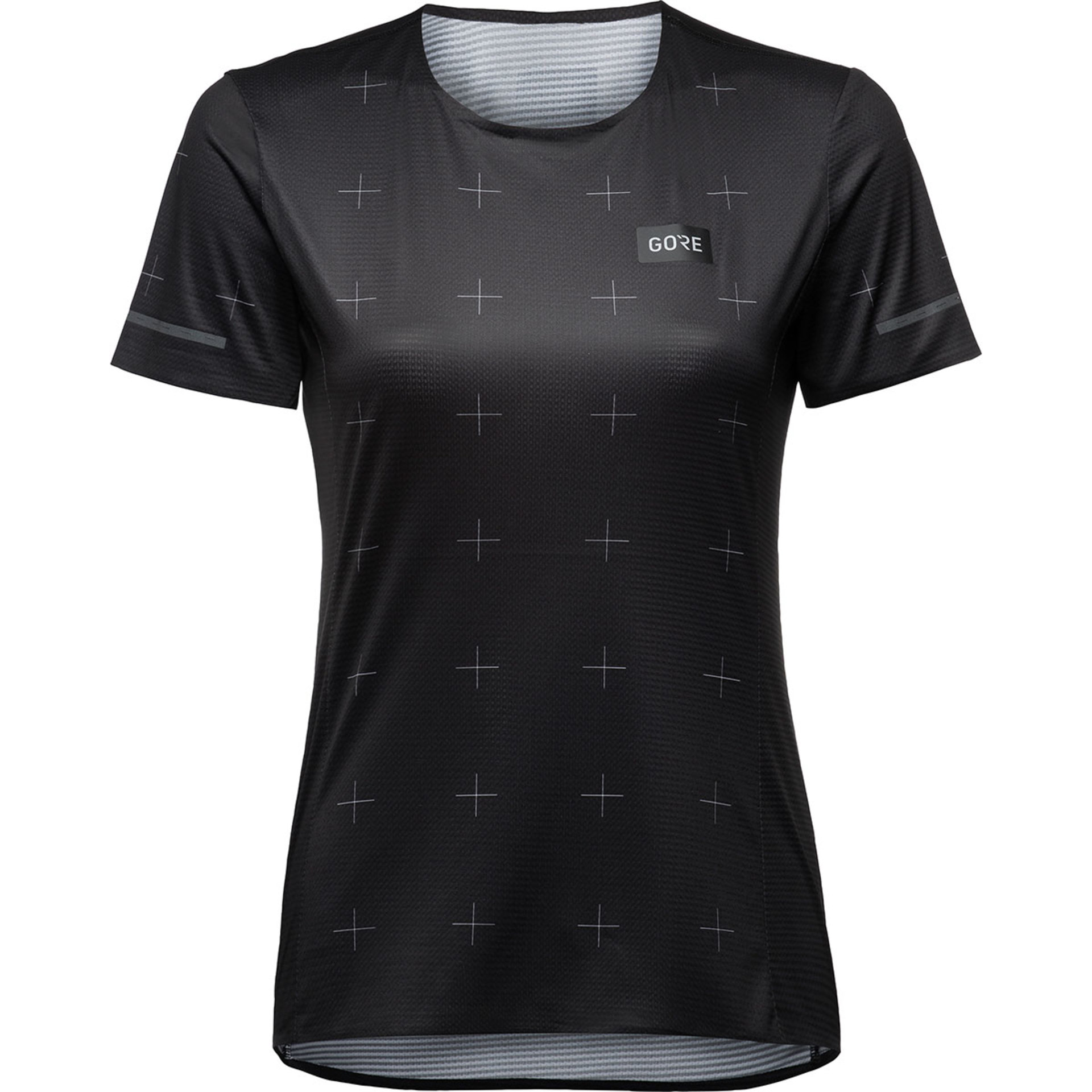 GORE Wear Contest Daily Hardloopshirt Korte Mouwen Zwart Dames