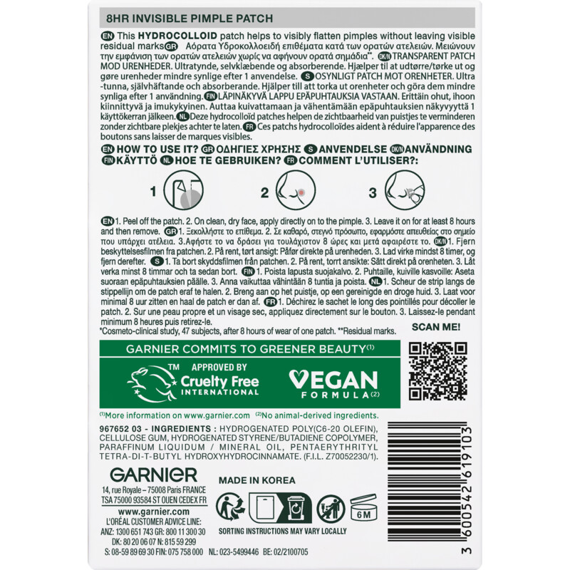 Garnier Pimple patch