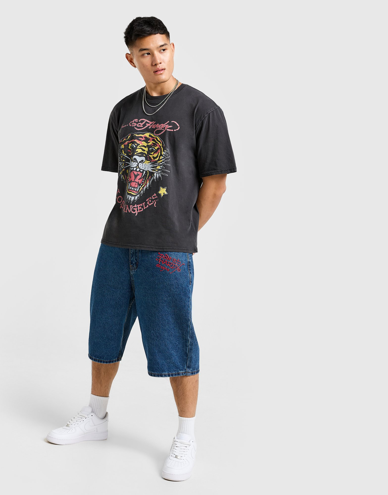 Ed Hardy Short Denim Homme