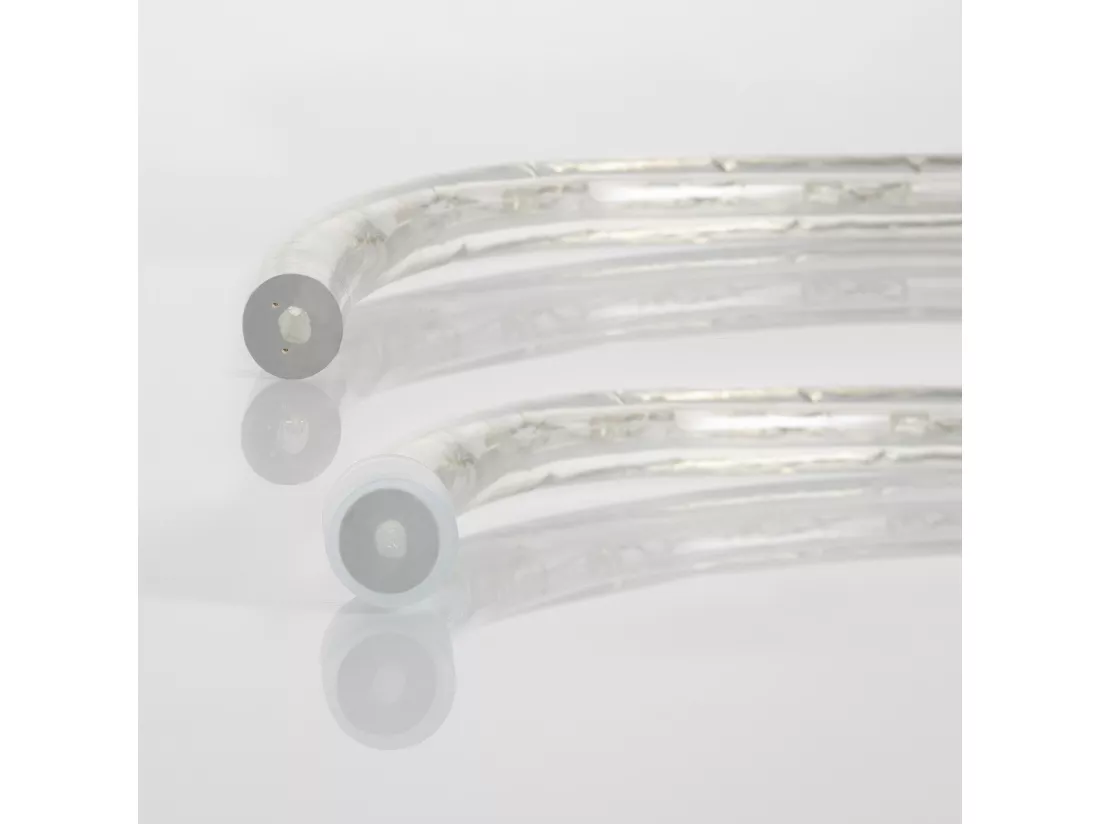 Gaine LED Ronde 220V AC 36 LED/m Blanc Froid IP65 sur Mesure Coupe Tous les 100cm 20 m