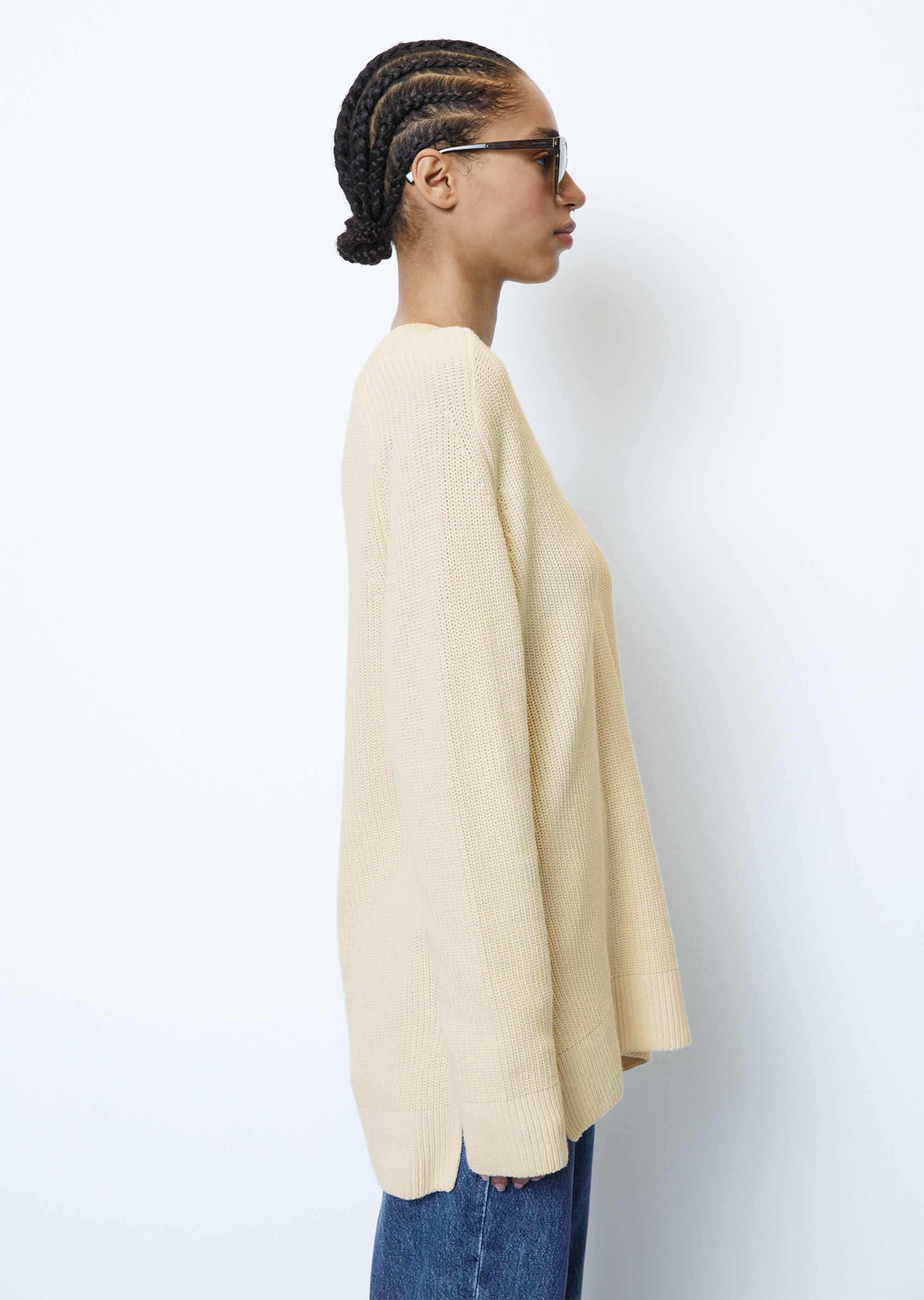 DfC Pullover relaxed aus Heavy Weight Cotton gestrickt