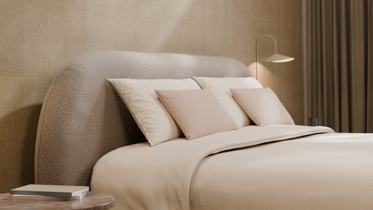 Boxspring Flow met Kårlsson Excellence matras - Wool look natural